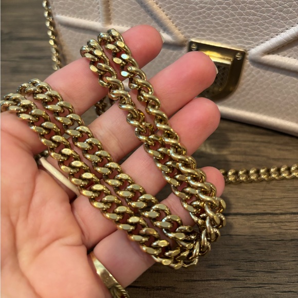 Christian Dior Beige Blush Diorama Wallet on Chain Crossbody Shoulder Bag - Picture 9 of 14